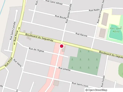 Location of Restaurant Chez Agathe at 1796 Rue Sainte-Famille, Jonquière