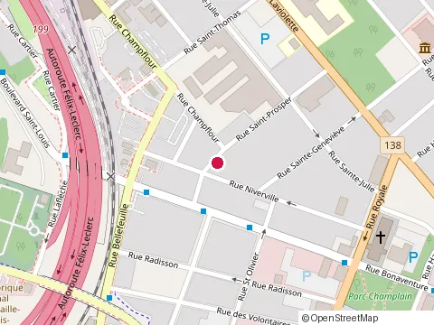 Location of Restaurant Chez Andre at 1140 Rue St-Prosper, Trois-Rivières