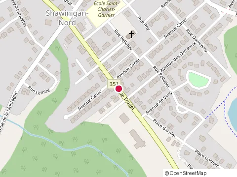 Location of Restaurant Chez Arthur at 3383 Garnier, Shawinigan