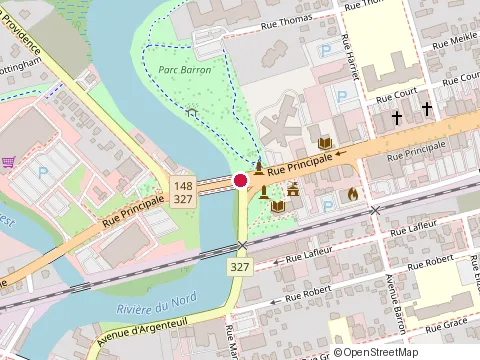 Location of Restaurant Chez Audrey at 279 Rue Principale, Lachute