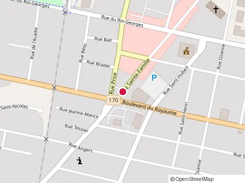 Location of Restaurant Chez Bébé at 2110 Rue Ste Famille, Jonquière