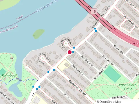 Location of Restaurant Chez Brigitte Enr at 4766 boulevard Gouin E, Montreal-Nord