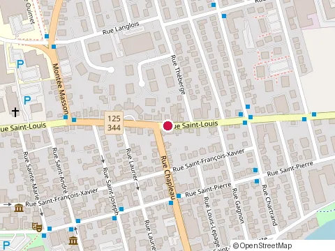 Location of Restaurant Chez Lisa & Marina at 540 Rue St-Louis, Terrebonne