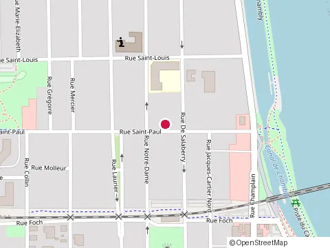 Location of Restaurant Chez Mi Cho at 77 Rue Saint-Paul, Saint-Jean-sur-Richelieu