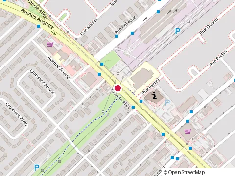 Location of Restaurant Chez Mi-Mi at 5235 Grande-Allée, Brossard