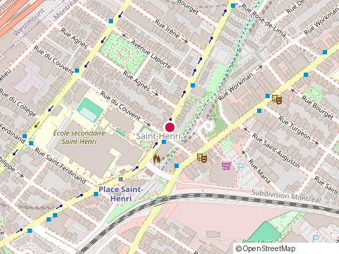 Location of Restaurant Chez Therese at 3975 Rue Saint-Jacques, Montréal
