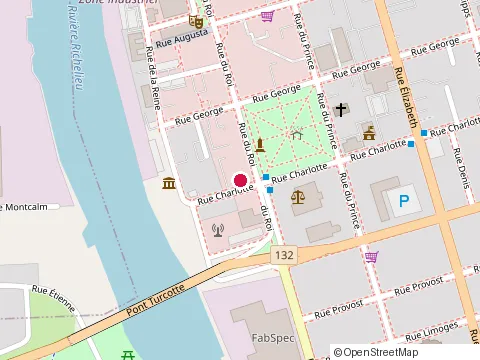 Location of Restaurant Chinois Kim Sing at 25 Rue Charlotte, Sorel-Tracy