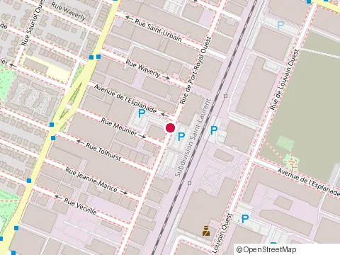 Location of Restaurant Cordon Bleu at 191 Rue de Port-Royal O, Montréal