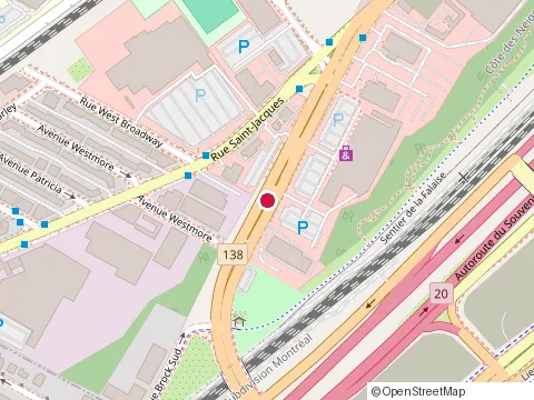 Location of Restaurant d'Amicci at 7250 boulevard de Ste-Anne-de-Belle, Montréal