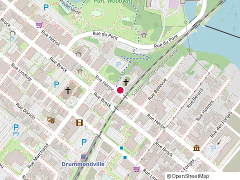 Location of Restaurant Dara d'Asie at 283 Rue Hériot, Drummondville