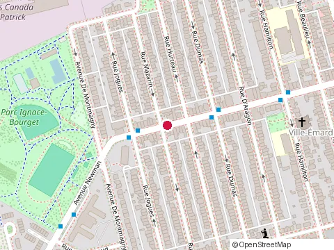 Location of Restaurant de Chantal at 2921 Rue Jolicoeur, Montréal