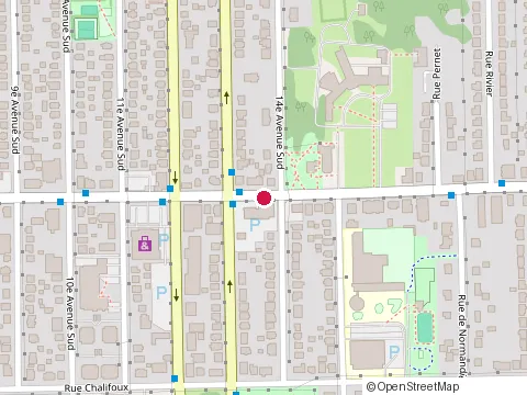 Location of Restaurant Demers at 936 Rue du Conseil, Sherbrooke