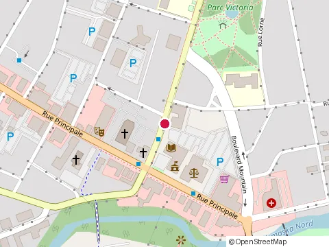Location of Restaurant Di Carlo at 28 Rue Dufferin, Granby