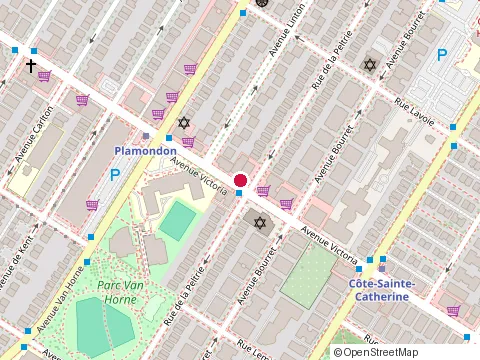Location of Restaurant Didar at 5987 avenue Victoria, Montréal