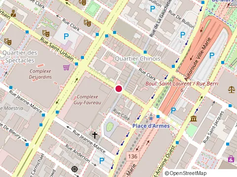 Location of Restaurant Dobe & Andy at 1071 Rue Saint-Urbain, Montréal