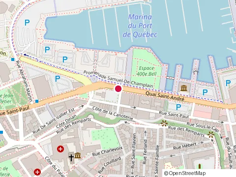 Location of Restaurant du Marche at 160 Boulevard Jean-Lesage, Québec