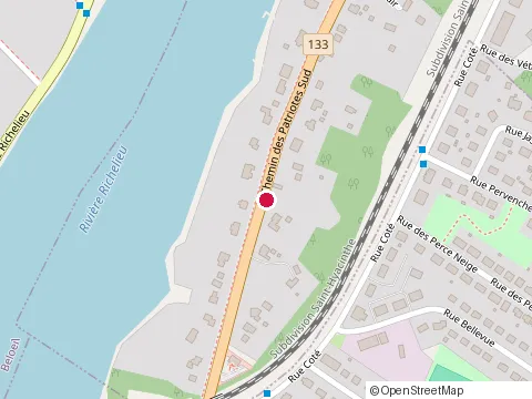 Location of Restaurant du Pont Noir at 488 Chemin des Patriotes S, Mont-Saint-Hilaire