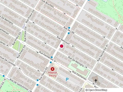 Location of Restaurant Dz Taouk at 2260 Rue Fleury E, Montréal