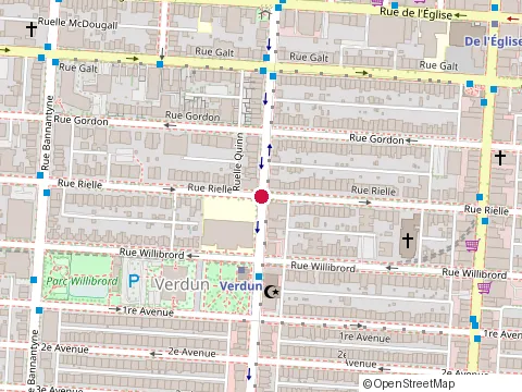 Location of Restaurant Eclipse at 263 Rue Rielle, Verdun