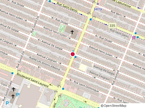 Location of Restaurant Ege at 195 Rue Jarry E, Montréal