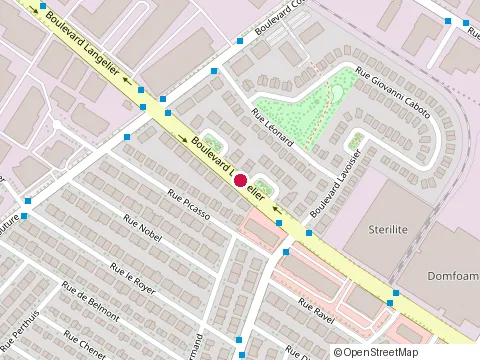 Location of Restaurant Extra at 7373 boulevard Langelier # 628, Saint-Léonard