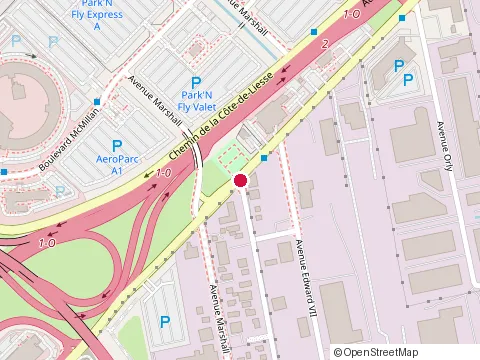 Location of Restaurant Focaccio at 490 avenue Michel-Jasmin, Dorval