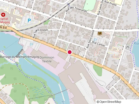 Location of Restaurant Fondissimo at 276 Rue Principale E, Magog