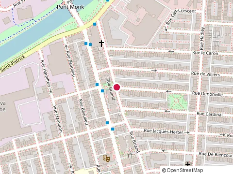 Location of Restaurant Gagnon at 2249 Rue Denonville, Montréal
