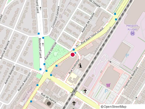 Location of Restaurant Harissa at 3594 Rue Jean-Talon E, Montréal