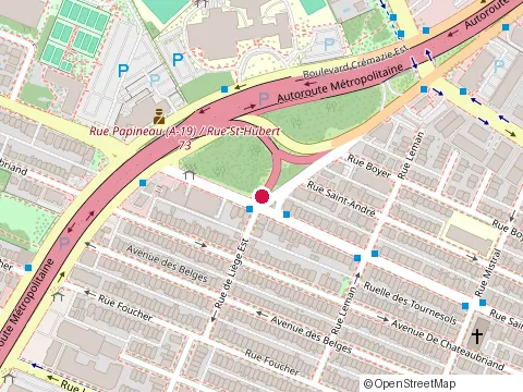 Location of Restaurant Honey Khana Khazana at 803 Rue de Liège O, Montréal