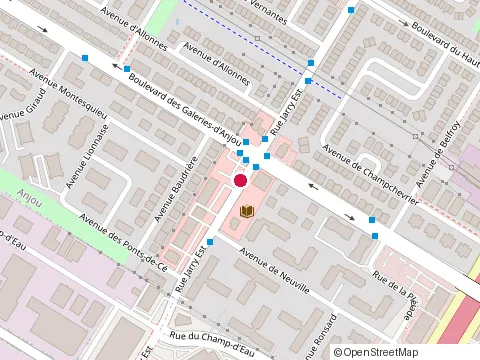Location of Restaurant Il Pazzesco at 7031 Rue Jarry E, Anjou
