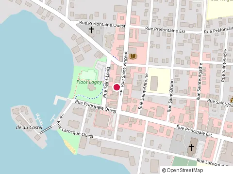 Location of Restaurant Il Vigneto at 6 Rue Principale E, Sainte-Agathe-des-Monts