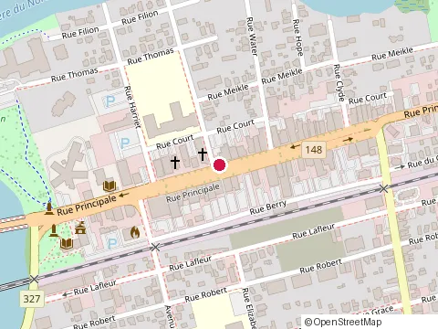 Location of Restaurant Imagine at 455 Rue Principale, Lachute