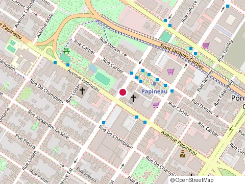 Location of Restaurant Jako at 1862 boulevard de Maisonneuve Ouest, Montréal