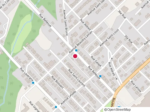 Location of Restaurant Jeannot at 3023 avenue Beaudry Leman, Shawinigan