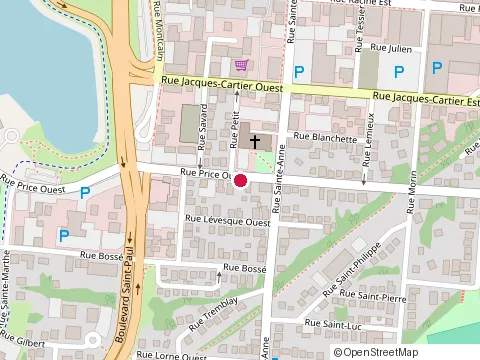 Location of Restaurant Joachim at 34 Rue Price O, Chicoutimi