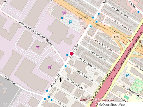 Location of Restaurant Kim Hour at 3870 Rue Jarry E, Montréal