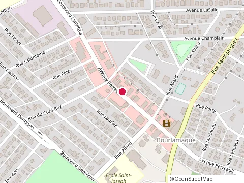 Location of Restaurant l'Amadeus at 166 avenue Perreault, Val-d'Or