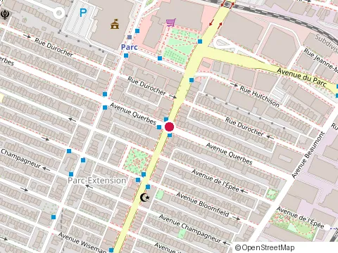 Location of Restaurant l’Amrit at 554 Rue Jean-Talon O, Montréal