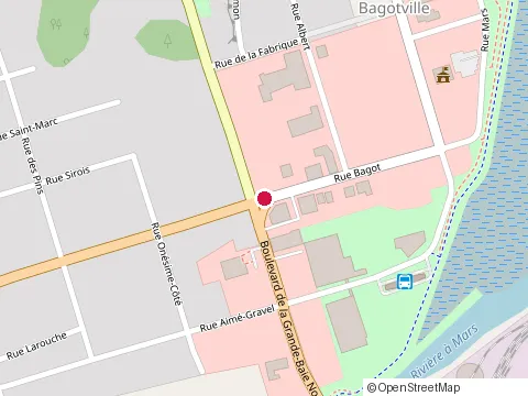 Location of Restaurant l'Orphe at 986 Rue Bagot, La Baie