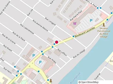 Location of Restaurant la Belle Province at 481 boulevard Lacombe, Repentigny