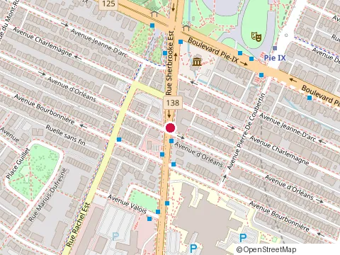 Location of Restaurant la Belle Province at 3929 Rue Sherbrooke E, Montréal