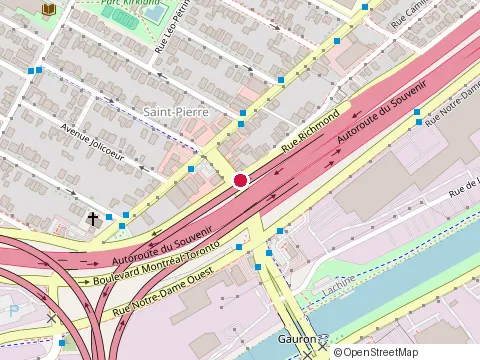 Location of Restaurant la Belle Province at 24 avenue Saint-Pierre, Lachine