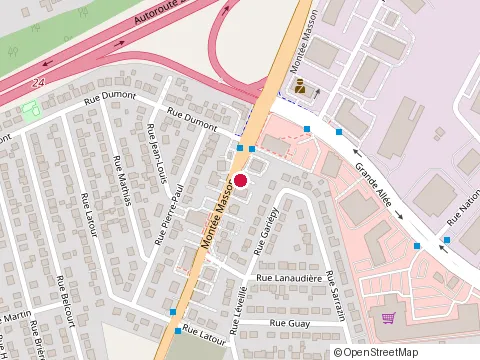 Location of Restaurant la Belle Province at 975 Mnt Masson, Terrebonne