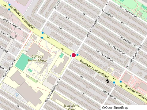 Location of Restaurant la Brise at 9068 Boulevard Saint-Michel, Montréal
