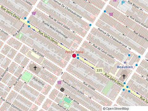Location of Restaurant la Carreta at 350 Rue Saint-Zotique E, Montréal