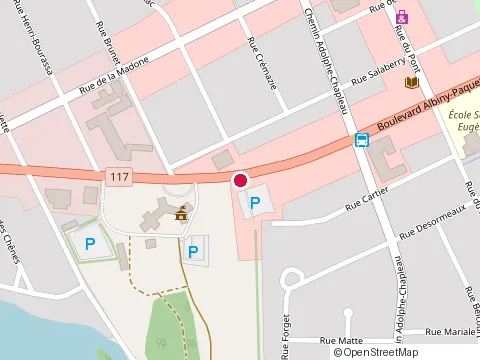 Location of Restaurant la Chaumière at 353 Boulevard Albiny-Paquette, Mont-Laurier