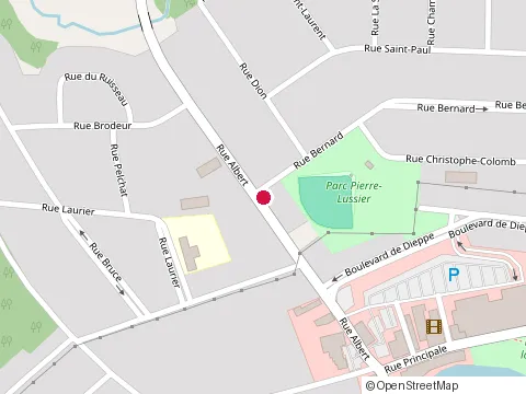 Location of Restaurant la Couquerie at 200 Rue Albert, Cowansville
