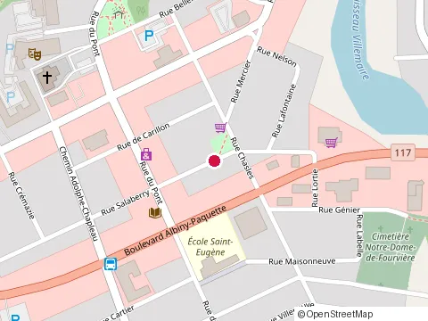 Location of Restaurant la Gargouille Enr at 477 Rue Salaberry, Mont-Laurier