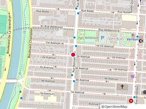 Location of Restaurant la Gentille Quebec at 4609 Rue Bannantyne, Verdun